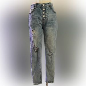 2000s Button Fly High Rise Jeans Size 10